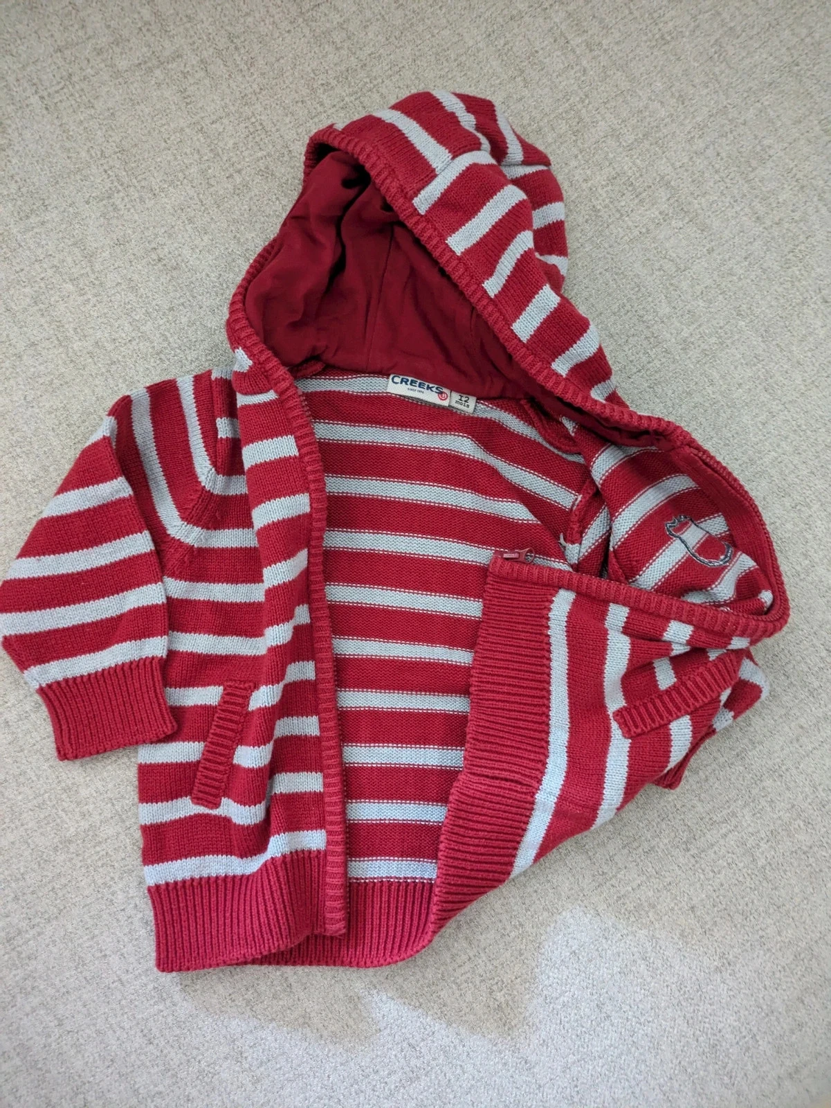 Gilet zippé capuche 12 mois – photo 2